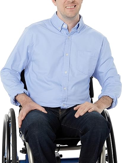 Men's Long Sleeve Shirt - Regular-Fit, Pocket Stretch Oxford (Available in Big & Tall)
